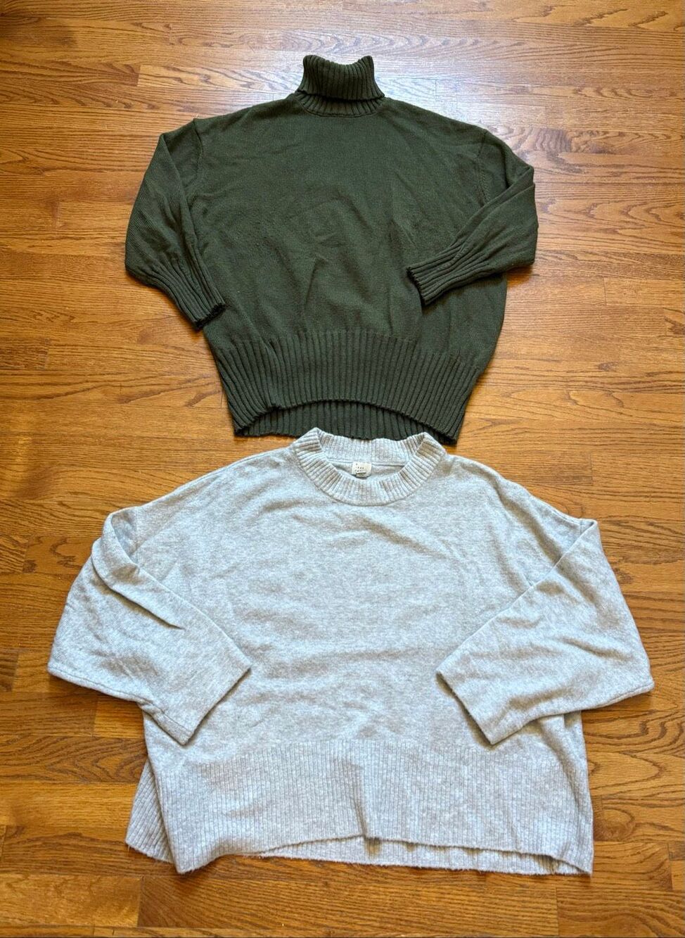 A New Day Lot of 2 Solid Knit Sweaters sz XXL